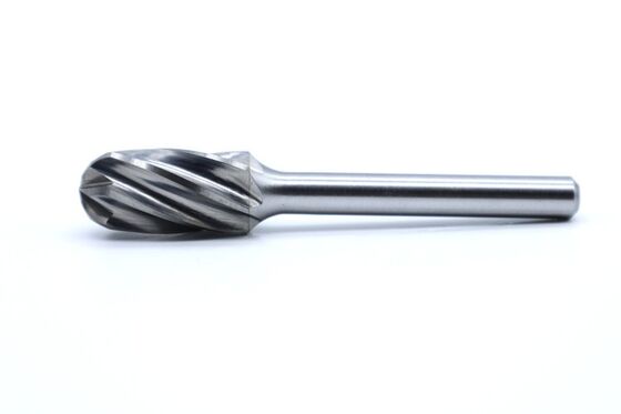 SC-5ZM Ball Nosed Cylinder Aluminum Cut Carbide Burr - C1225 AL Designed for Aluminum Machining
