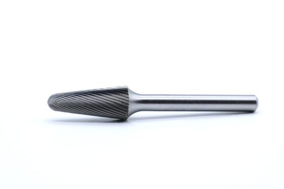 SL-4M Ball Nose Shape Single Fine Cut Carbide Burr - Designed for Contour Finishing and Detail Work