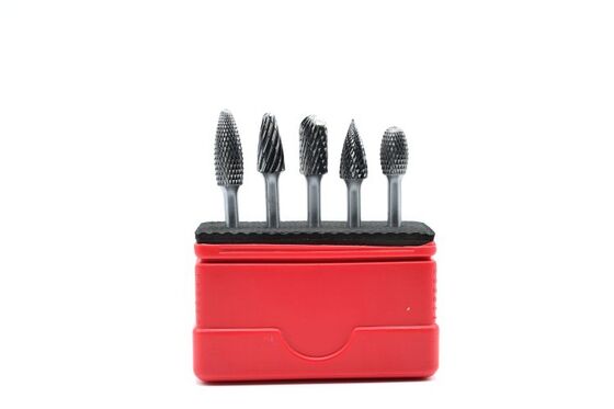 Standard Carbide Burr Bit 5 Piece Set Wear Resistant Carbide Burr Die Grinder Bit