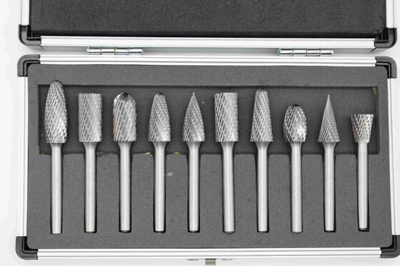 Double Cut Burr Bit Set 10 Piece Set Suitable For General Metal Processing
