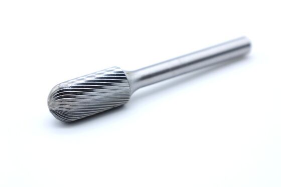 SC-5M Carbide Ball Nosed Cylinder Rotary Burr - Single Fine Cut for Curved Metal Work