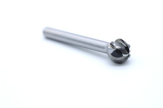 SD-5M Ball Shape Aluminum Cut Carbide Burr - For Curved and Internal Aluminum Machining