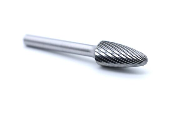 SF-5M Ball Nosed Tree Single Cut Carbide Burr - For Contour Roughing and Internal Corner Work