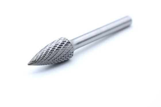 SG-5M Tree Shape Double Fine Cut Burr - High Gloss Finishing on Hardened Steel