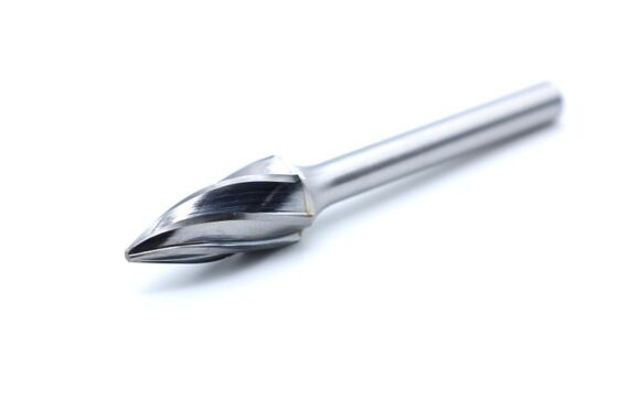 Wear Resistant Carbide Rotary Burrs Cone SG-5M With Wide Tooth Spacing Design