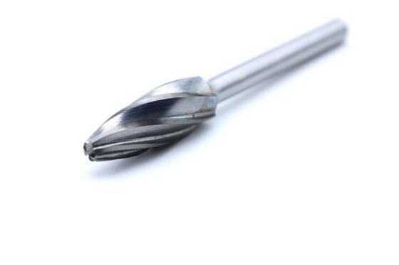 SH-5M Flame Shape Carbide Rotary Burrs H12.732 For Aluminum Surface Work