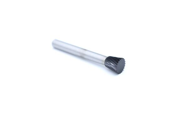 SN-4M Double Cut Carbide Burr with AlTiN Coating – 12.7mm Cut Diameter for General Metalworking