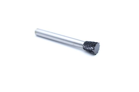 SN-4M Carbide Rotary Bit AlTiN Coated Carbide Rotary Tool Bits Inverted Cone Design