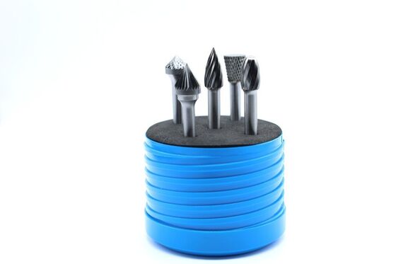 5-Piece Tungsten Carbide Rotary Burr Set with 6mm Shank for General Machining