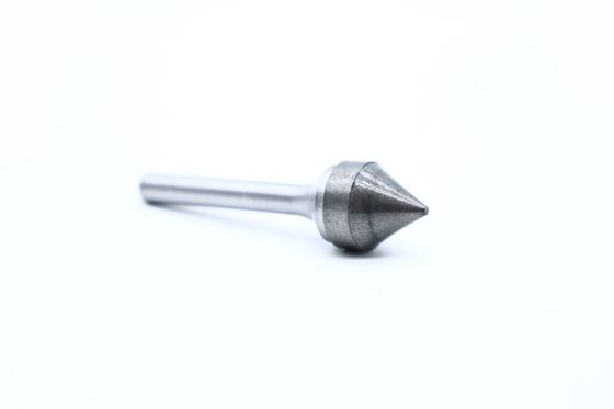 60° Countersink SJ-6M Carbide Rotary Burr Blank with 16mm Cut Diameter and YG8 Grade for Custom Tooth Grinding
