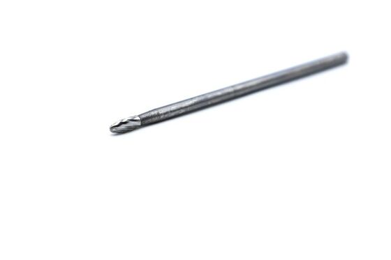 SE-41ML3 75mm OAL Single Cut Oval Profile Long Shank Carbide Burr for Concave and Curved Work