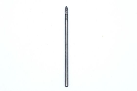 SE-41ML3 75mm OAL Single Cut Oval Profile Long Shank Carbide Burr for Concave and Curved Work