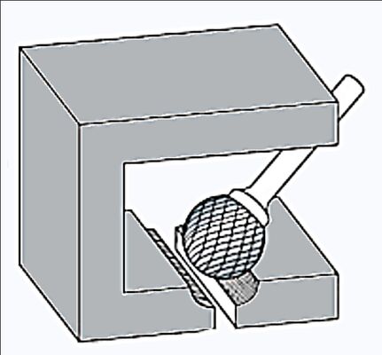 Professional Carbide Rotary Burrs For Steel Structure Processing