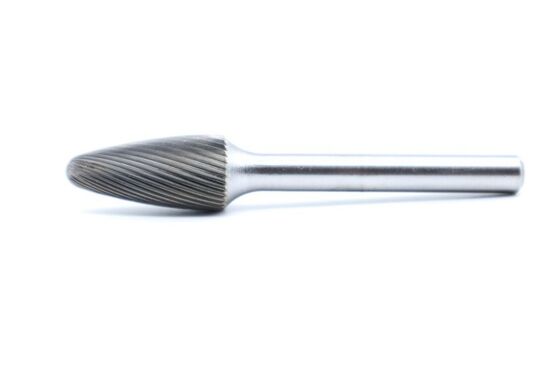SF-5M Sngle Fine Cut  Pure Raw Material Tungsten Carbide Burr - Silver Brazing Ensures <0.15mm Runout