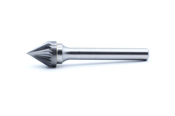 SJ-5M Countersink 60°  Carbide Rotary Burr - High Alloy Steel Processing