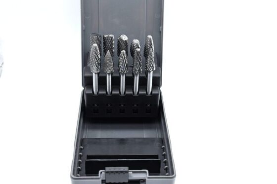 12mm Industrial Rotary Burrs Set Double Cut 10 Piece Heavy Duty Metalworking Kit