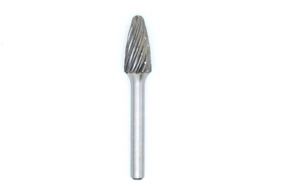 Tree Shape Carbide Rotary Burrs SF-5M For Complex Steel Contour Multi Angle Work
