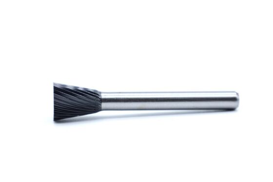 SN-4M Double Cut Carbide Burr with AlTiN Coating – 12.7mm Cut Diameter for General Metalworking