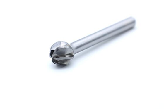 SD-5M Ball Shape Aluminum Cut Carbide Burr - For Curved and Internal Aluminum Machining