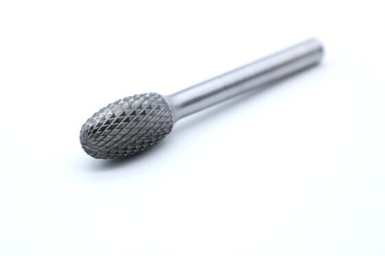 SE-5ZM Oval Diamond Cut Carbide Rotary Burr - E122006 For High-Hardness Work