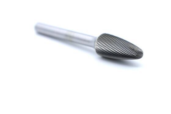 SF-5M Sngle Fine Cut  Pure Raw Material Tungsten Carbide Burr - Silver Brazing Ensures <0.15mm Runout