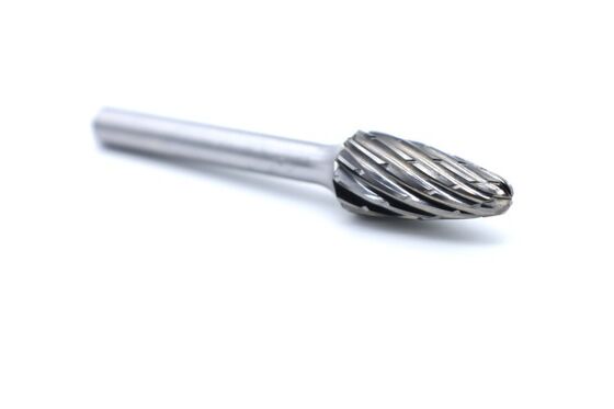 Tree Shape Carbide Rotary Burrs SF-5M For Complex Steel Contour Multi Angle Work