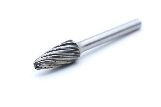 Tree Shape Carbide Rotary Burrs SF-5M For Complex Steel Contour Multi Angle Work