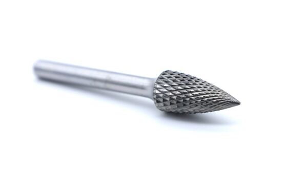 Diamond Cut Silver Brazed Tungsten Burr SG-3M High Precision Raw Carbide With Low Runout