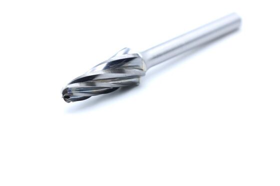 Aluminum Cut Rotary Burr Set AITiN Coated Carbide Grinding Bits SL-5M High Temperature Resistance