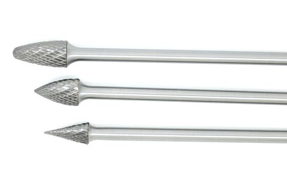 SF-5 Double Cut Extended Shank Burr Deep Hole And Pipe Interior Processing