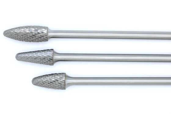 Durable Extra Long Carbide Burrs Long Shank Burr Bits SF-3ML6 For Shipbuilding
