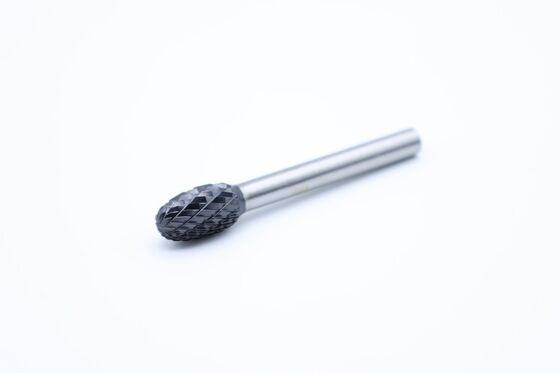 Reliable Rotary Tool Burr Bits SE-5M AlTiN Coated Double Cut Carbide Burr