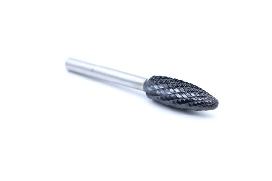 SH-5M AlTiN Coated Double Cut Carbide Burr for Extended Tool Life in Tough Materials