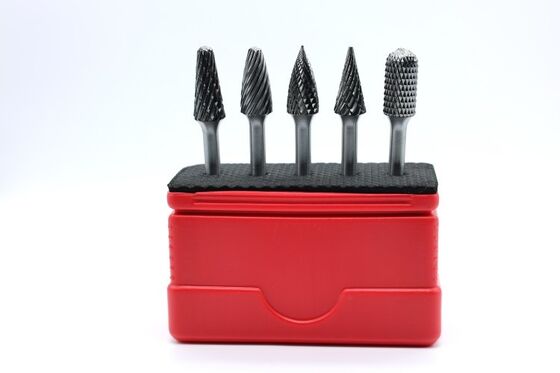6mm Shank Tungsten Carbide Burrs Set with 12.7mm Cut Diameter and Multi-Shape and Cut for Metalwork