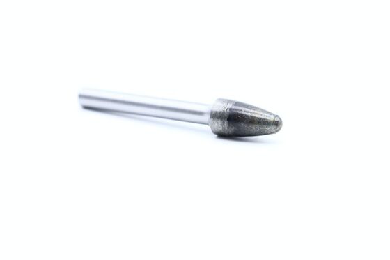 SF-3M Radius Tree Shape Carbide Rotary Burr - 9.6mm Cut Diameter YG8 Grade Tungsten Carbide Semi-Finished Blank