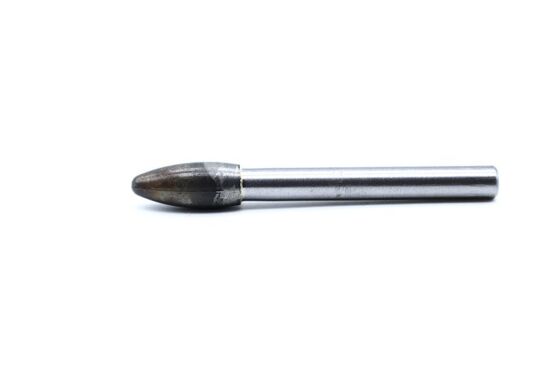 Flame Shape Carbide Rotary Burr Blank with 8mm Cut Diameter for Customizable Tooth Profile