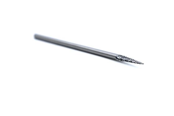 SM-42ML3 Solid Carbide Rotary Burr with 75mm Length, Tapered Profile, and Tungsten Carbide Material for Precision Slope and Hole Work